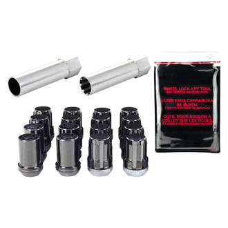 McGard® - Chrome Black Cone Seat SplineDrive Lug Wheel Installation Kit