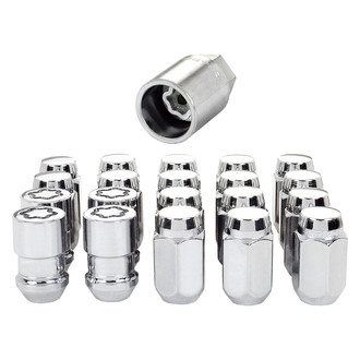 McGard® - Chrome Silver Cone Seat Long Lug Wheel Installation Kit