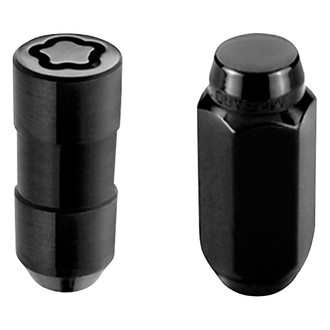McGard® - Chrome Black Cone Seat Long Lug Wheel Installation Kit