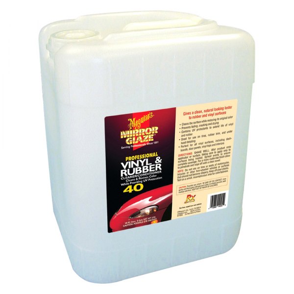 Meguiars® - Mirror Glaze™ 5 gal. Refill Vinyl/Rubber Cleaner and Conditioner