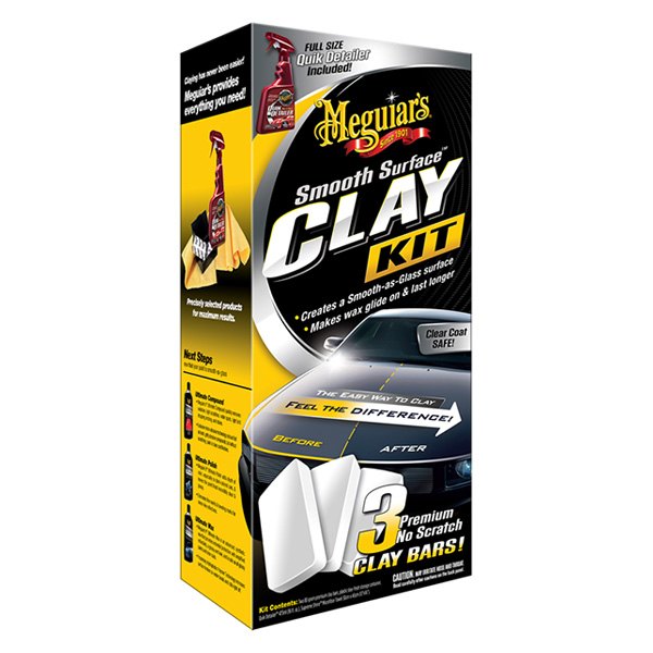Meguiars® - Smooth Surface™ Clay Kit, 3 Pieces