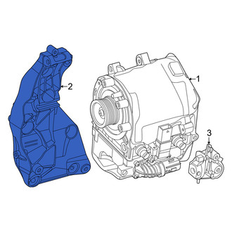 Mercedes-Benz OE - Front Alternator Bracket