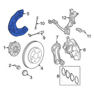 Mercedes-Benz OE - Front Brake Dust Shield