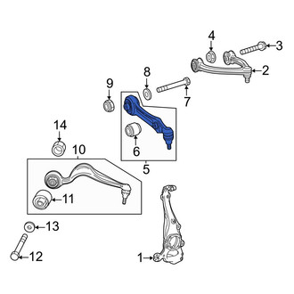 Mercedes-Benz OE - Rear Lower Forward Suspension Control Arm