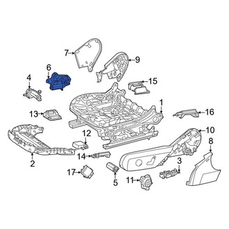 Mercedes-Benz OE - Front Left Seat Motor