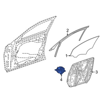 Mercedes-Benz OE - Rear Right Window Motor