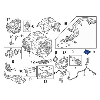 Mercedes-Benz OE - Hybrid Electric Motor Wiring Harness Bracket