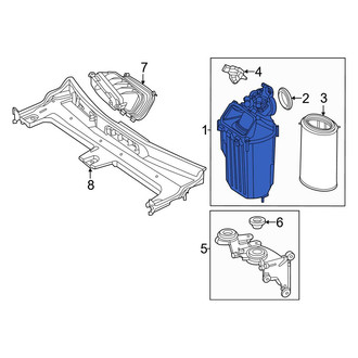 Mercedes-Benz OE - Air Filter and Housing Assembly