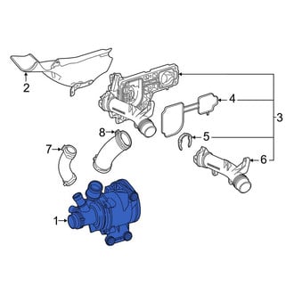 Mercedes-Benz OE - Engine Auxiliary Water Pump