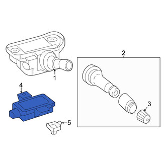 Mercedes-Benz OE - Tire Pressure Monitoring System (TPMS) Control Module
