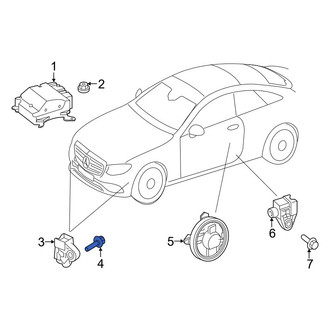 Mercedes-Benz OE - Air Bag Impact Sensor Bolt