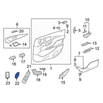 Mercedes-Benz OE - Right Door Lock Switch