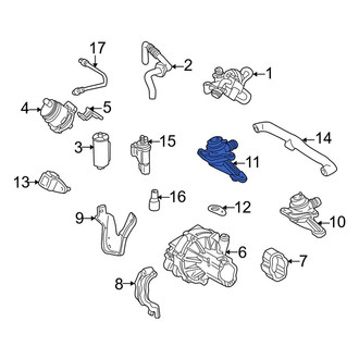 Mercedes-Benz OE - Left Secondary Air Injection Pump Check Valve