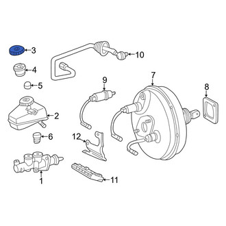 Mercedes-Benz OE - Brake Master Cylinder Reservoir Cap