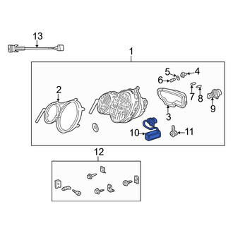 Mercedes-Benz OE - Front Headlight Control Module
