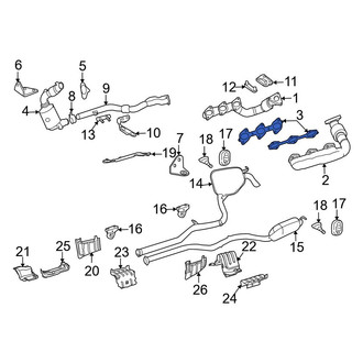Mercedes-Benz OE - Exhaust Manifold Gasket