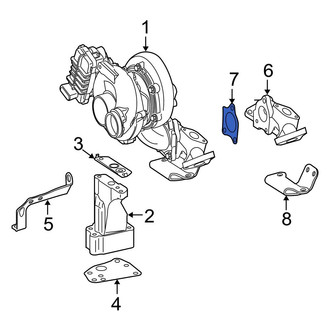 Mercedes-Benz OE - Engine Air Intake Hose Seal