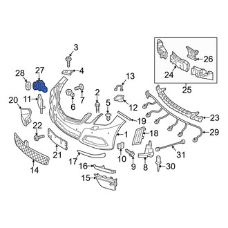 Mercedes-Benz OE - Rear Parking Aid Sensor