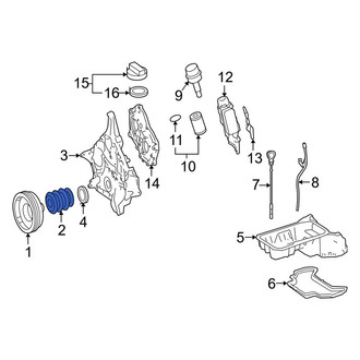 Mercedes-Benz OE - Engine Timing Crankshaft Sprocket