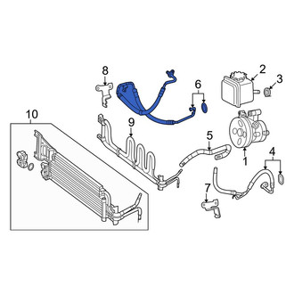 Mercedes-Benz OE - Power Steering Pressure Hose