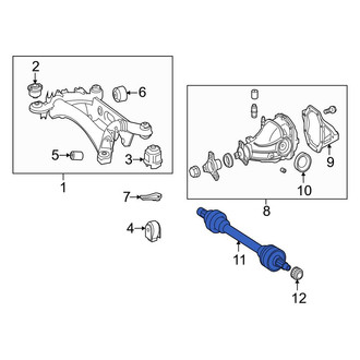 Mercedes-Benz OE - Rear CV Axle Assembly