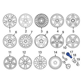 Mercedes-Benz OE - Tire Valve Stem