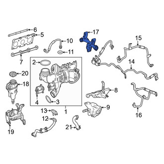 Mercedes-Benz OE - Engine Coolant Pipe