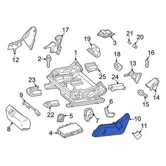 Mercedes-Benz OE - Front Left Outer Seat Track Cover