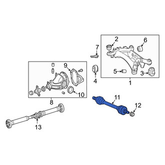 Mercedes-Benz OE - Rear Left CV Axle Assembly