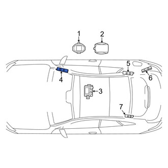 Mercedes-Benz OE - Rear Lower Antenna Amplifier