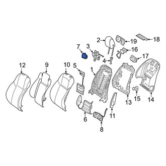 Mercedes-Benz OE - Front Right Power Seat Control Module