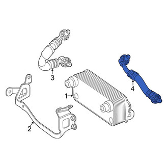Mercedes-Benz OE - Automatic Transmission Oil Cooler Hose Assembly