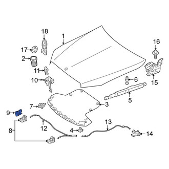 Mercedes-Benz OE - Hood Contact Switch