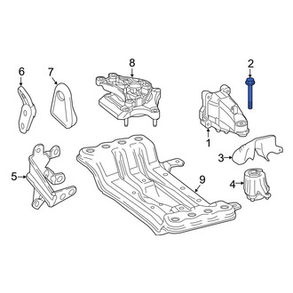 Mercedes-Benz OE - Suspension Stabilizer Bar Bracket Bolt