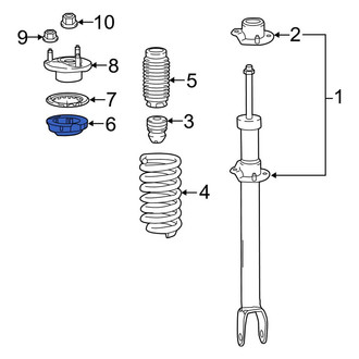 Mercedes-Benz OE - Upper Coil Spring Insulator