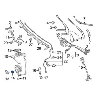 Mercedes-Benz OE - Washer Fluid Level Sensor Seal