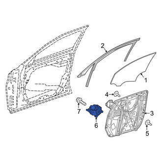 Mercedes-Benz OE - Front Right Window Motor