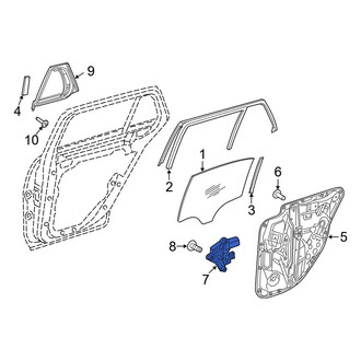 Mercedes-Benz OE - Rear Right Window Motor