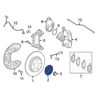 Mercedes-Benz OE - Rear Wheel Hub