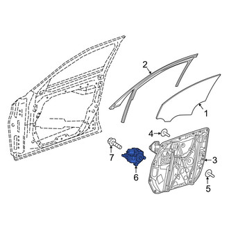Mercedes-Benz OE - Front Right Window Motor