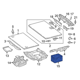 Mercedes-Benz OE - Rear Trunk Floor Storage Box
