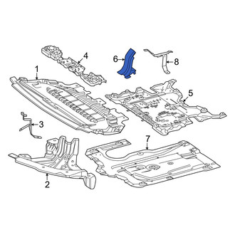 Mercedes-Benz OE - Front Radiator Support Air Duct