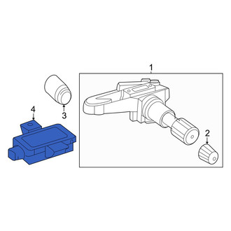 Mercedes-Benz OE - Tire Pressure Monitoring System (TPMS) Control Module