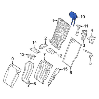 Mercedes-Benz OE - Rear Right Headrest