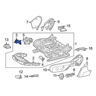 Mercedes-Benz OE - Front Seat Motor