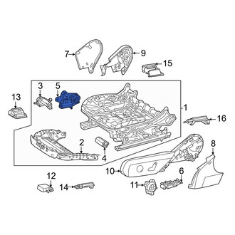 Mercedes-Benz OE - Front Seat Motor