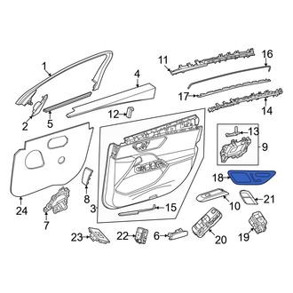 Mercedes-Benz OE - Front Left Power Seat Switch