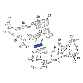 Mercedes-Benz OE - Exhaust Manifold Gasket