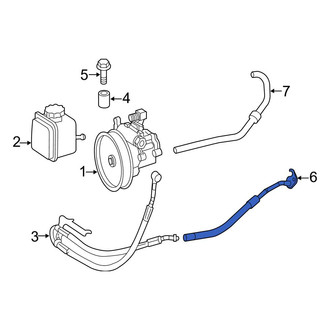Mercedes-Benz OE - Power Steering Return Hose