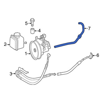 Mercedes-Benz OE - Front Power Steering Line